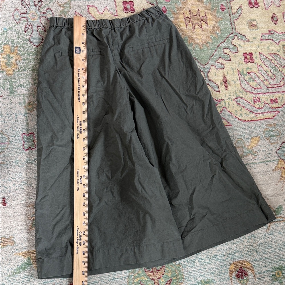 Uniqlo Women's Wide-Leg Pants dark gray/green - Picture 5 of 5